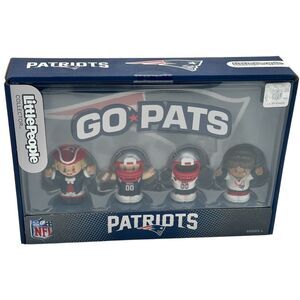 NFL New England Patriots LITTLE PEOPLE Collector Series FISHER PRICE Go Pats NWT